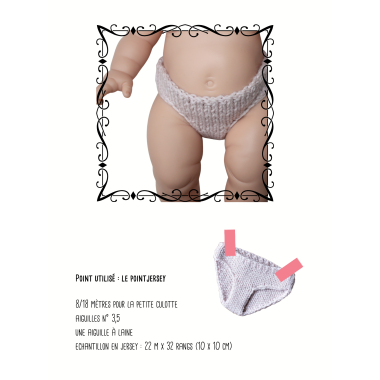 Livre tricots faciles pour ma poupée