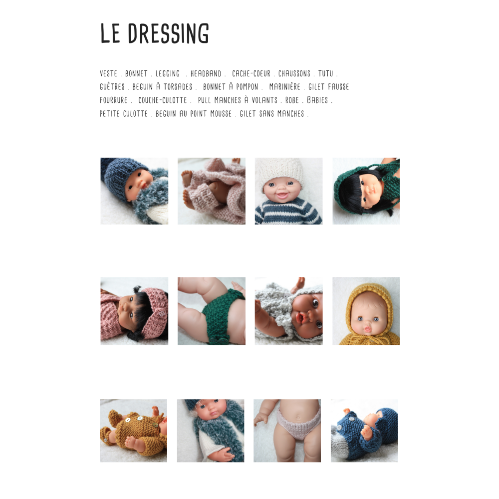 Livre tricots faciles pour ma poupée