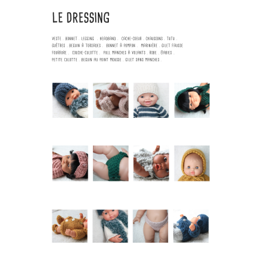 Livre tricots faciles pour ma poupée