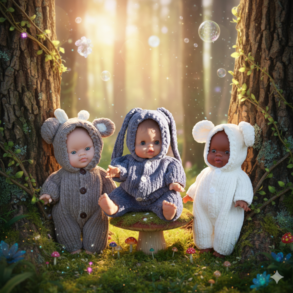 Combinaison Les Trotoudoux pour poupée