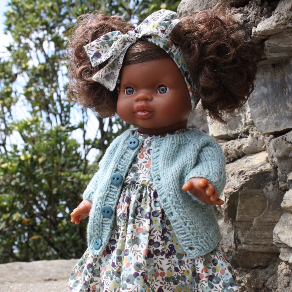 Cardigan Anaë pour poupée