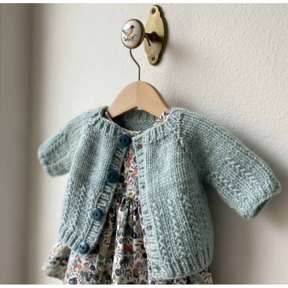 Cardigan Anaë pour poupée