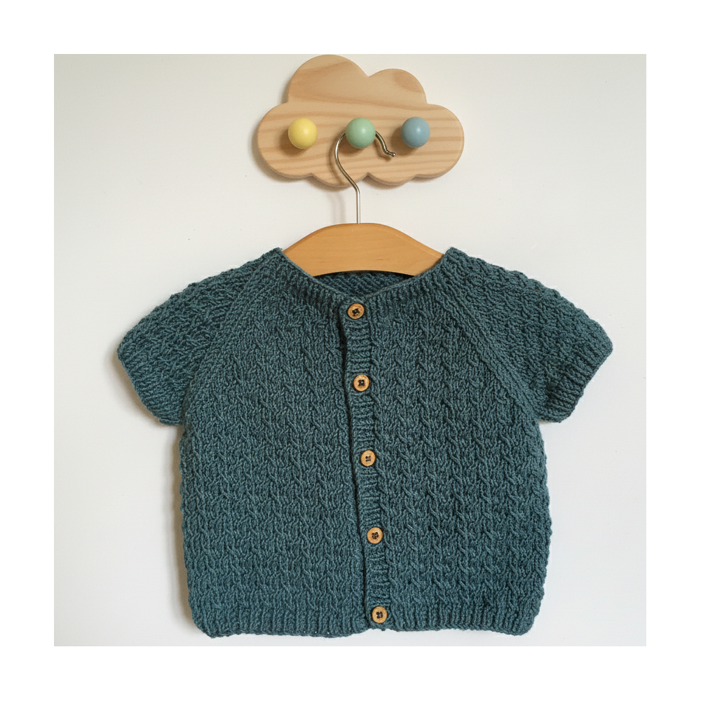 Cardigan layette Petit biscuit