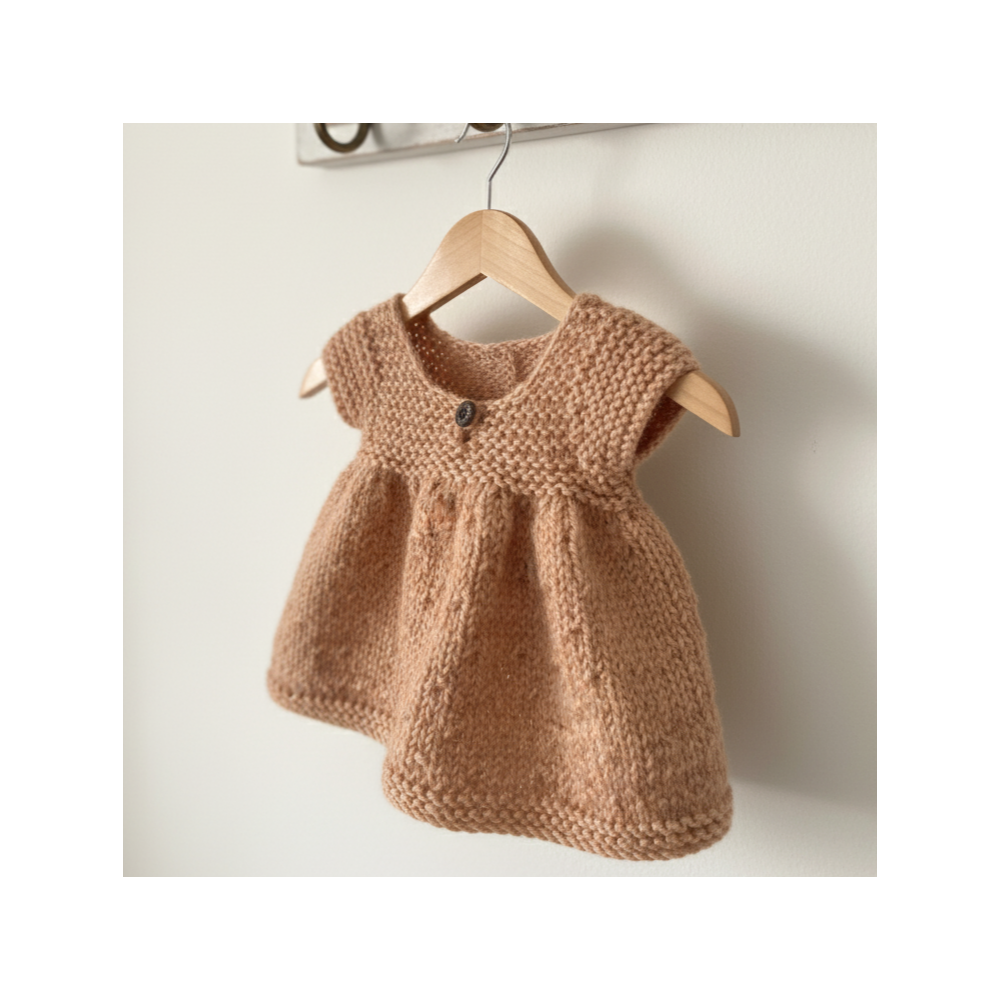 Robe et turban Petite fleur pour poupée