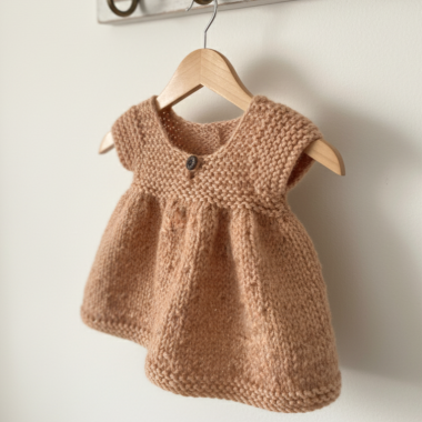 Robe et turban Petite fleur pour poupée