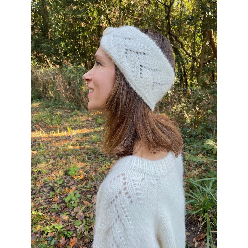 Pullover femme Heidi et son bandeau assorti