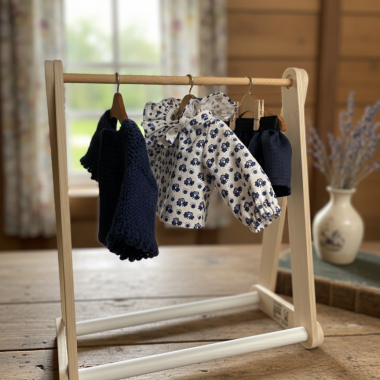 Kit poupée : cardigan, chemisier et jupe pour ma poupée