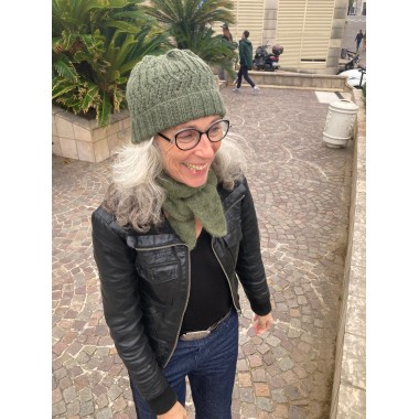 Ensemble bonnet Funky et mitaines Peggy