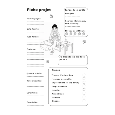 Ensemble bonnet Funky et mitaines Peggy