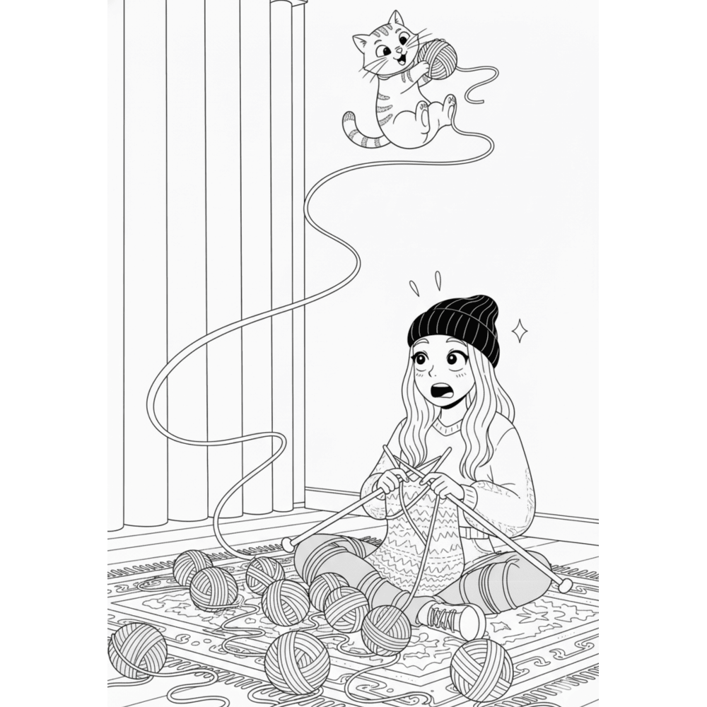 PDF Coloriages tricot