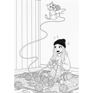 PDF Coloriages tricot