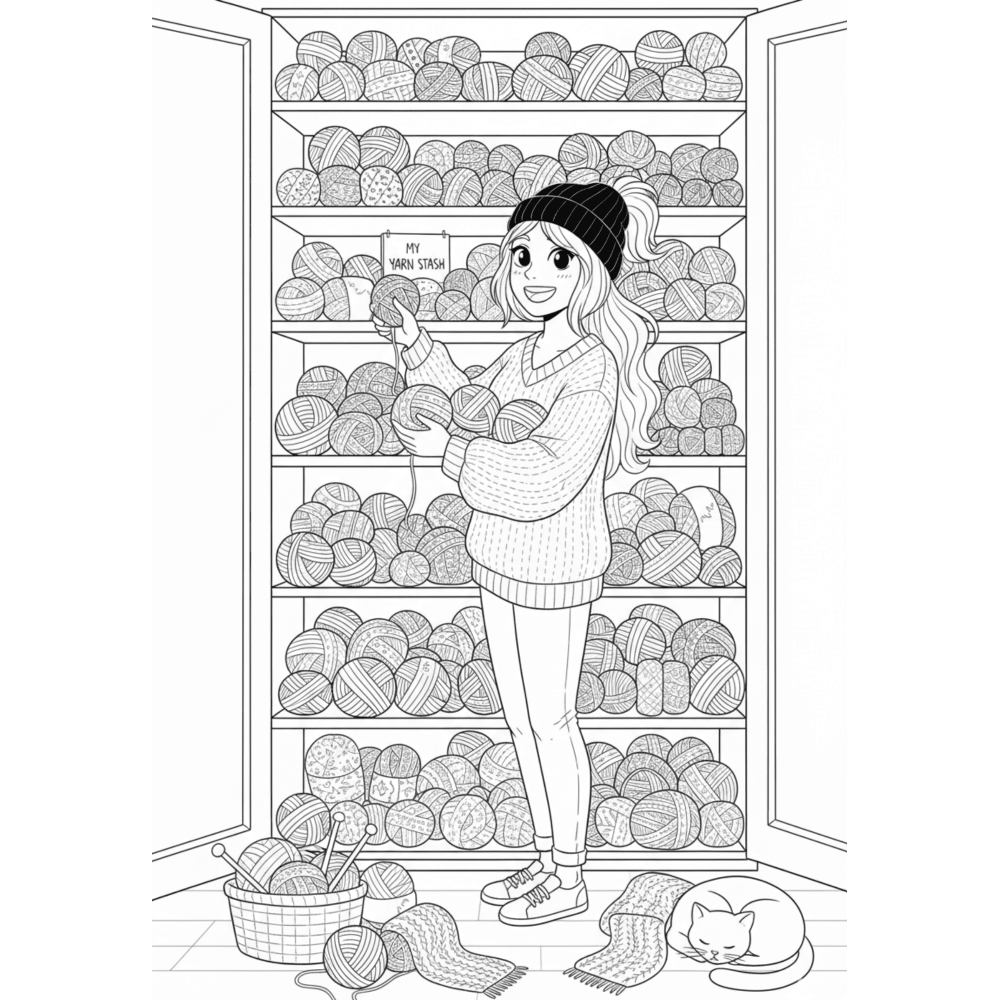 PDF Coloriages tricot